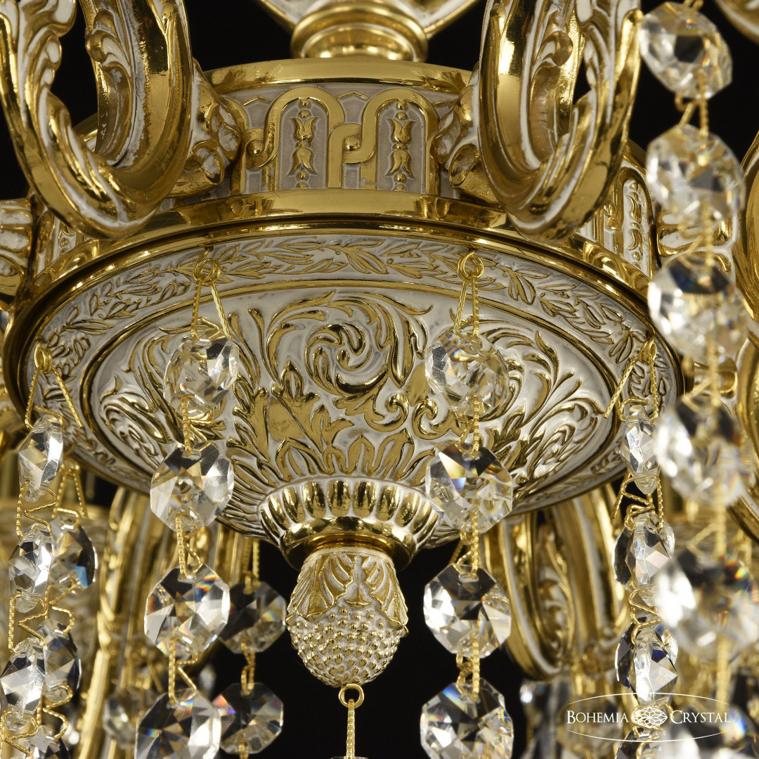 Люстра бронзовая с хрусталём 71401/8/175 A GW FH1S