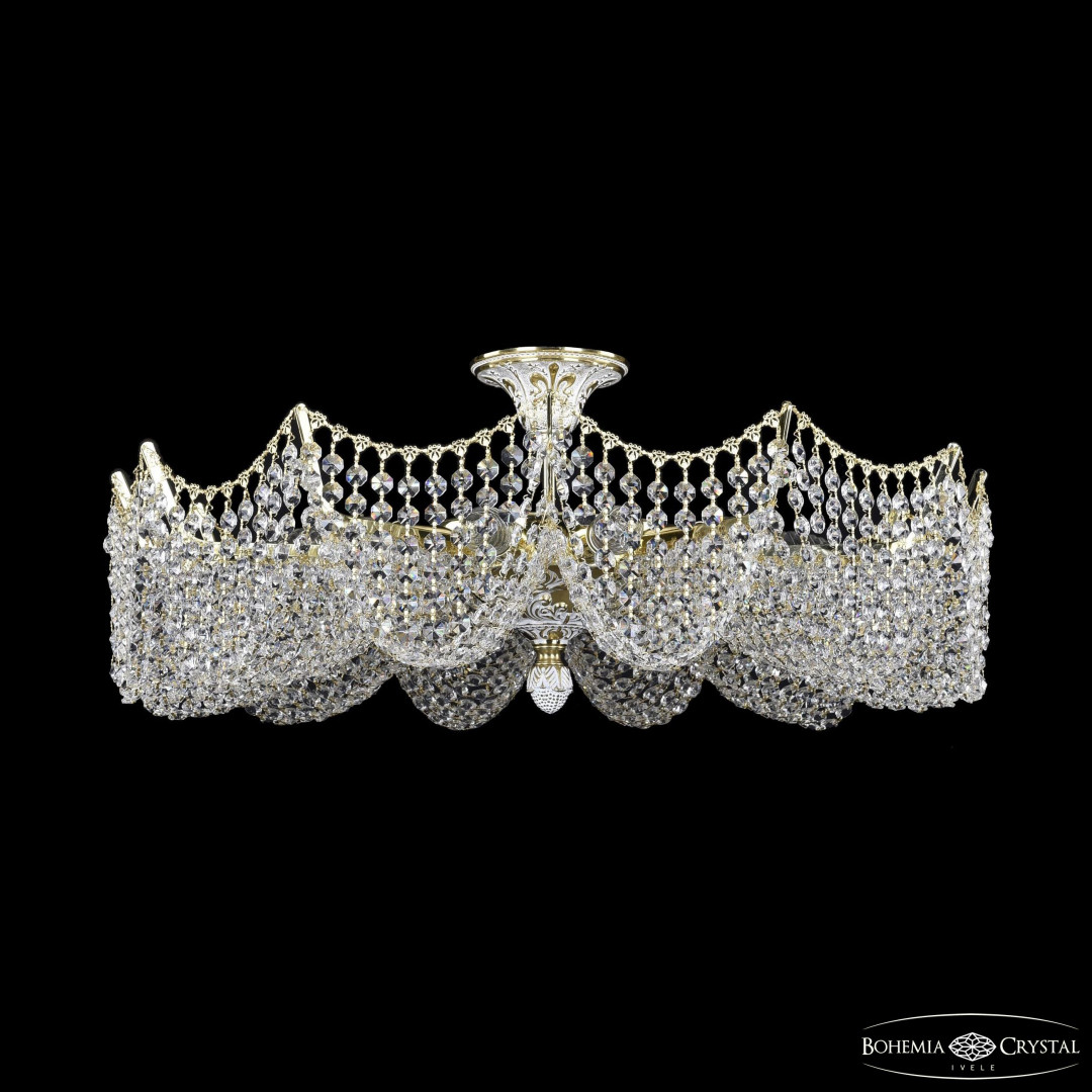Потолочный светильник хрустальный 77181/67 GW Bohemia Ivele Crystal