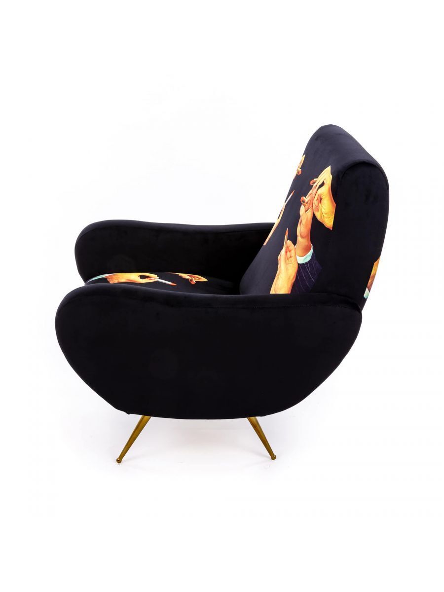 Кресло Seletti Lipstick Black 16075