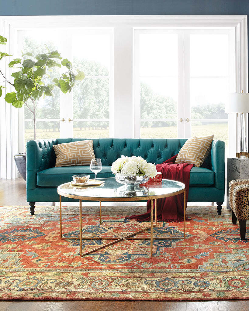 Золотой кофейный стол Эшли Louvre Home LHT112