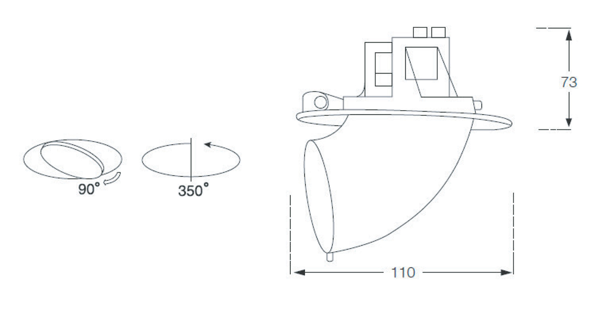 Встраиваемый светильник Donolux A1602-WH