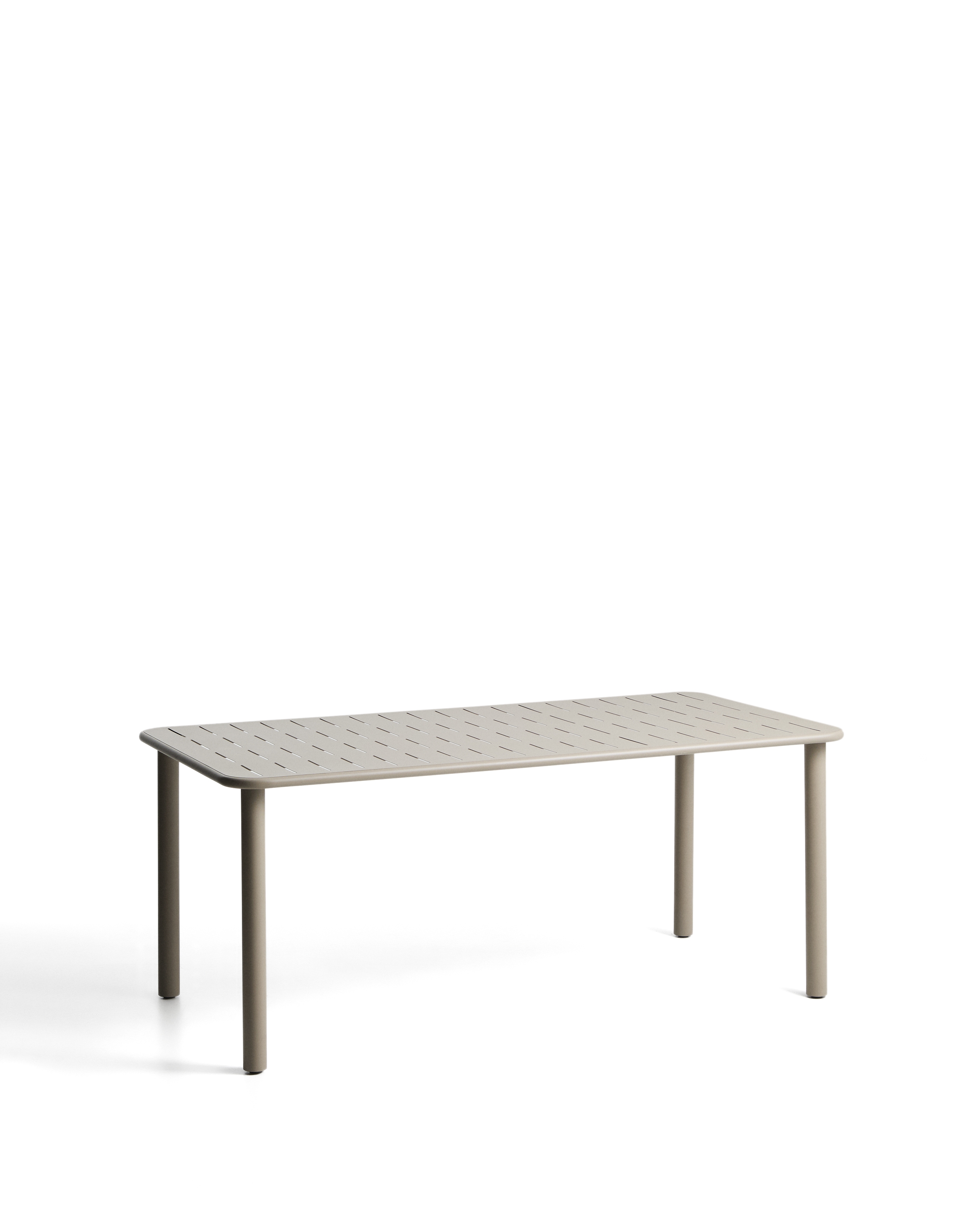 Уличный стол Brai из оцинкованной стали бежевого цвета, 180 x 90 см La Forma 482203