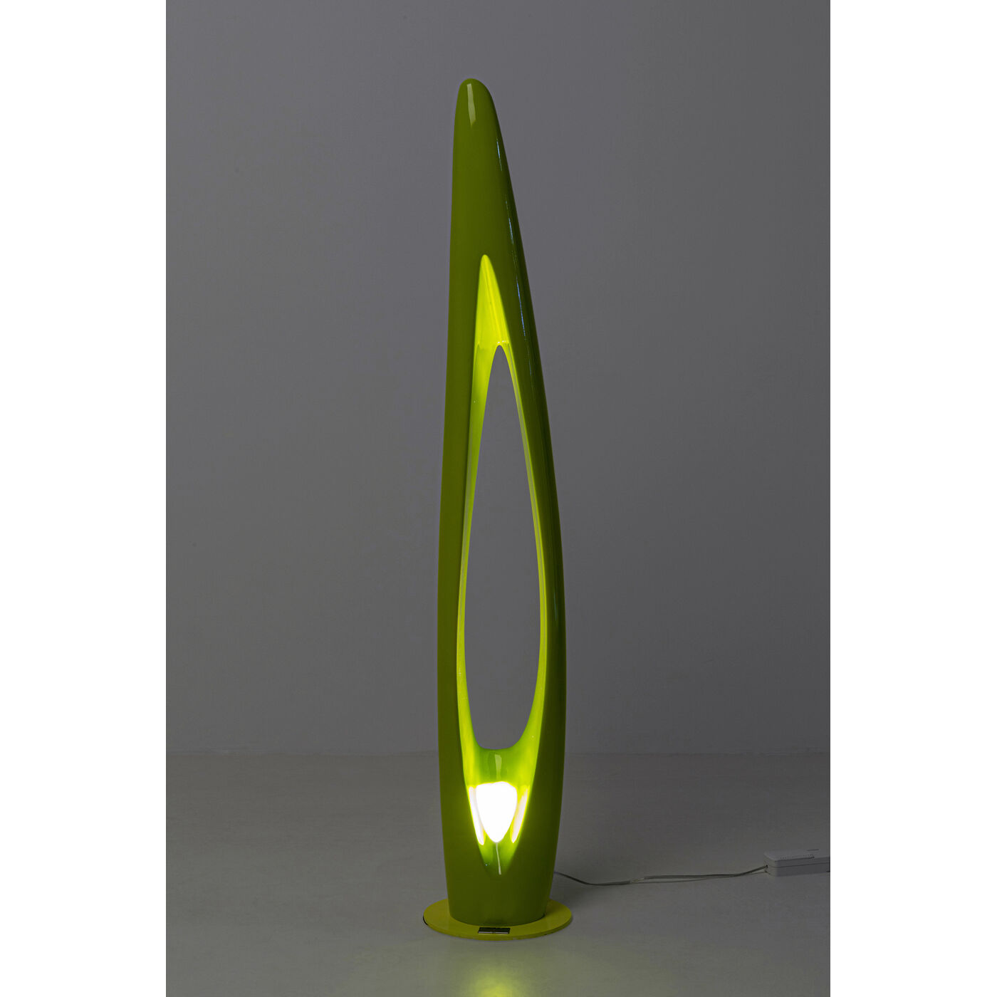 Светильник напольный  KARE x Karim Rashid Flow Flame Green 132cm KARE 57748