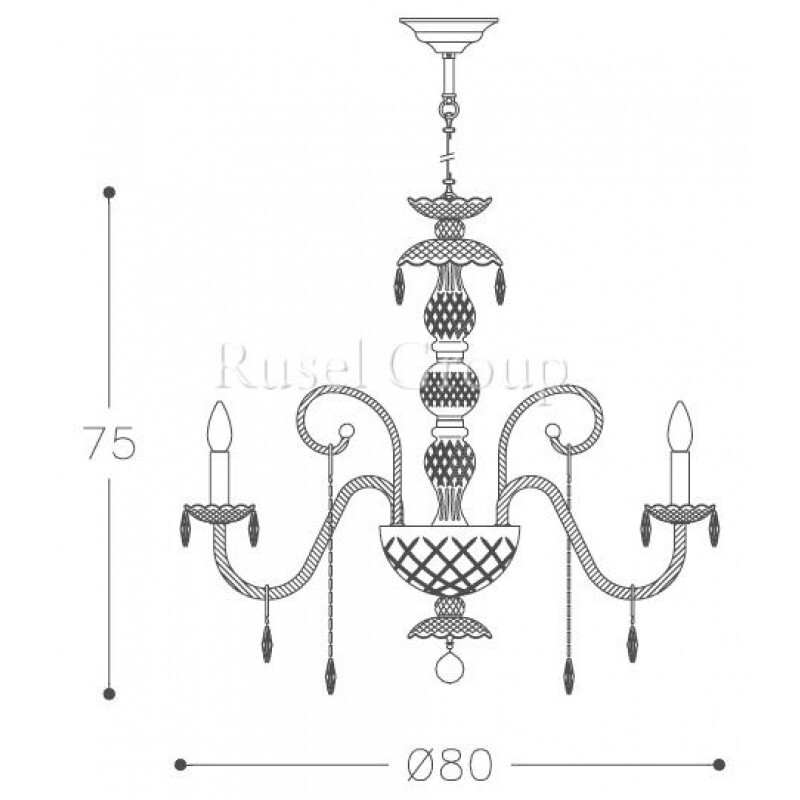 Люстра Italamp 180/8
