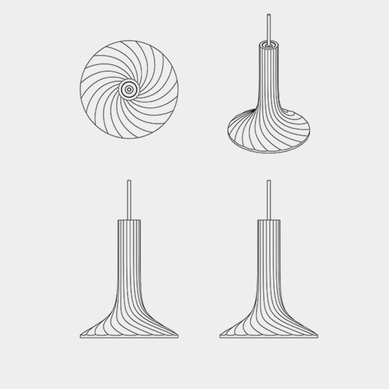 Подвесной светильник SOUND by ImperiumLoft