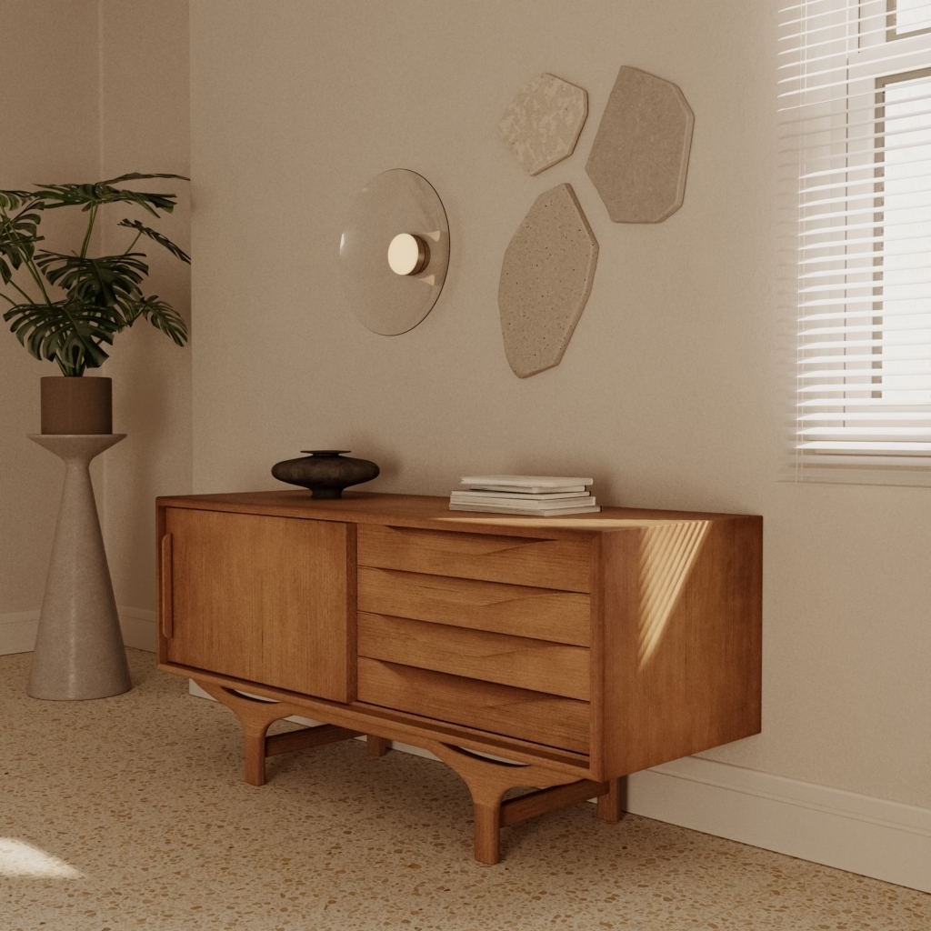 Настенный светильник Betty золотой металл/прозрачное стекло Aromas del Campo