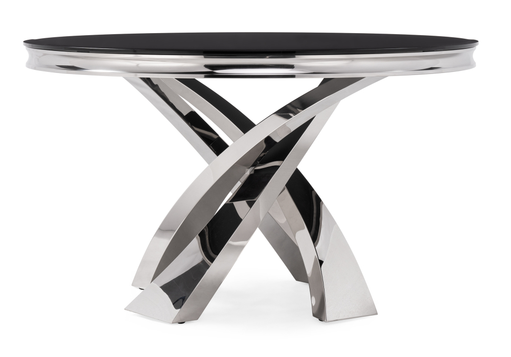 Стол стеклянный Woodville Komin 1 черный 15309