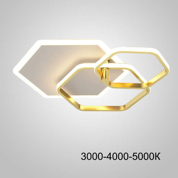 Потолочный светильник EDGON M Brass Трехцветный свет by ImperiumLoft