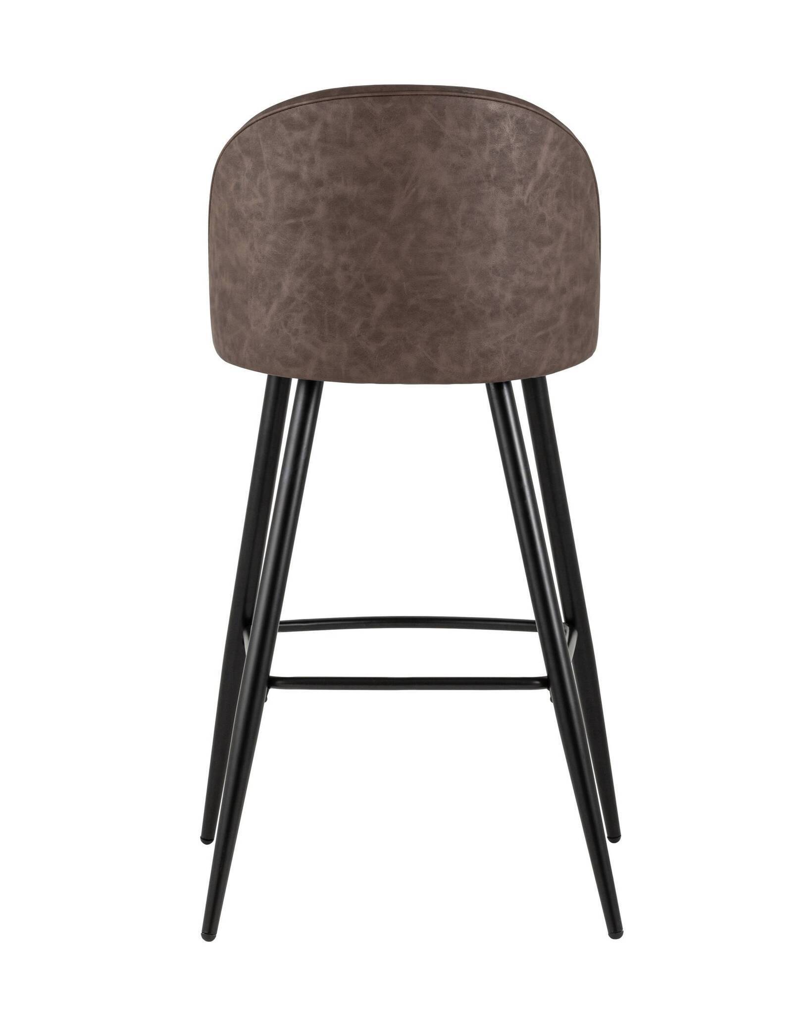 Стул барный Лион коричневая экокожа Stool Group