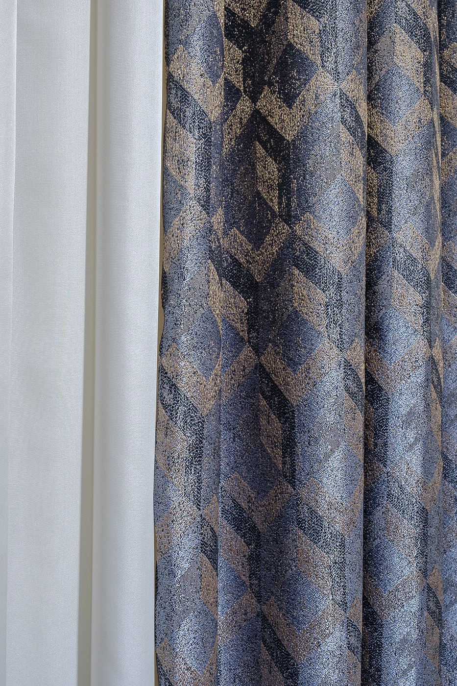 Портьера MODENA 275х260см голубая Garda Decor 121GD-TON09-PORT GOL