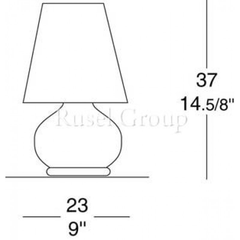 Настольная лампа Leucos PARALUME P (MURANO DUE)