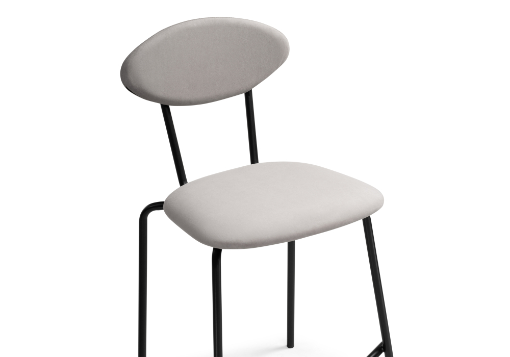 Барный стул Woodville Коумо катания смок / черный матовый 516475