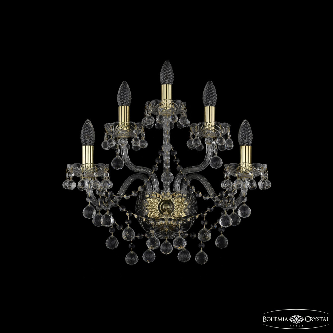 Бра хрустальные 1409B/2+2+1/195/XL G