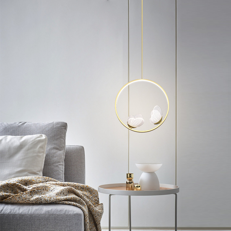 Подвесной светильник BABETTA RING 1 L320 brass 4000К by ImperiumLoft