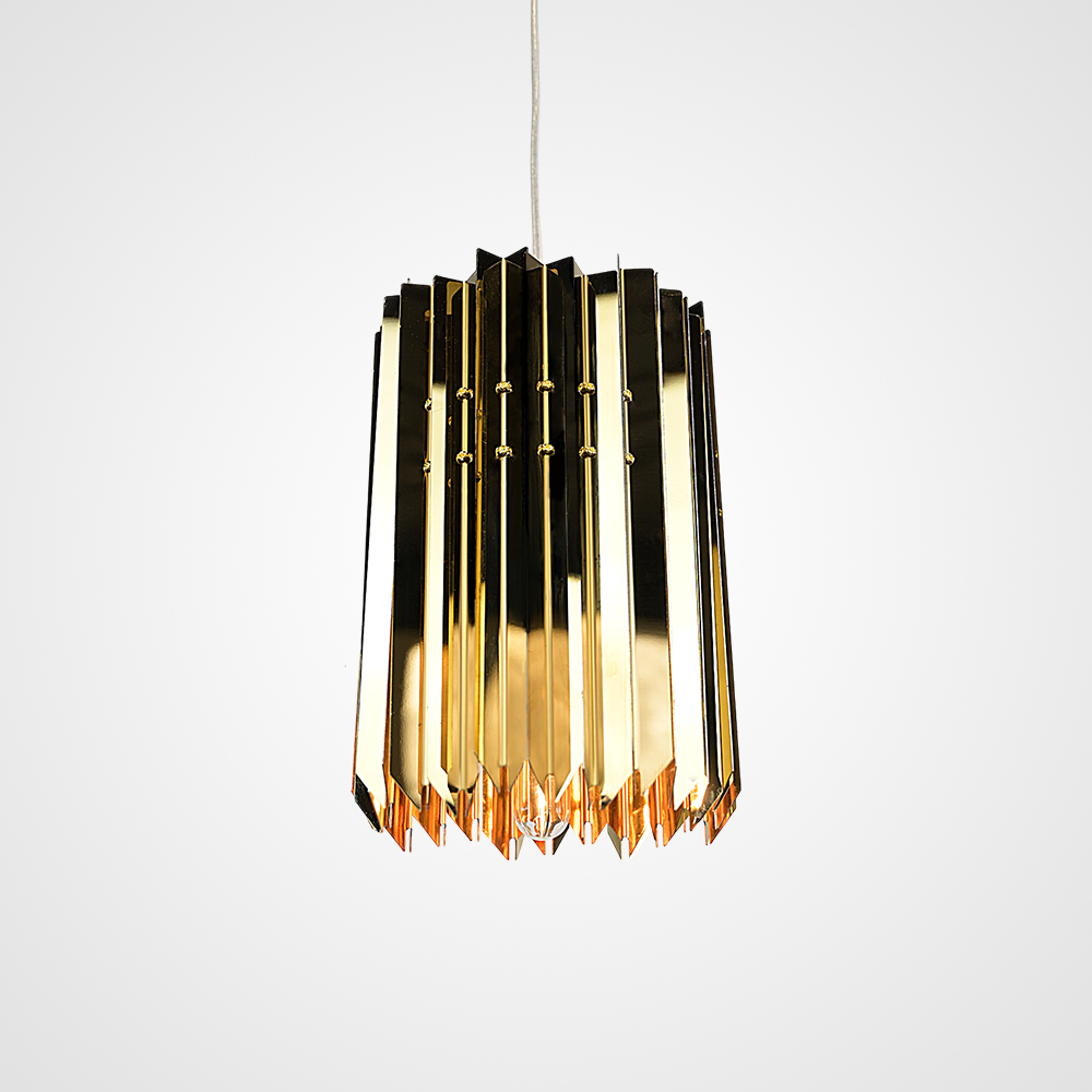 Подвесной Светильник Tom Kirk Facet Pendant Gold By Imperiumloft