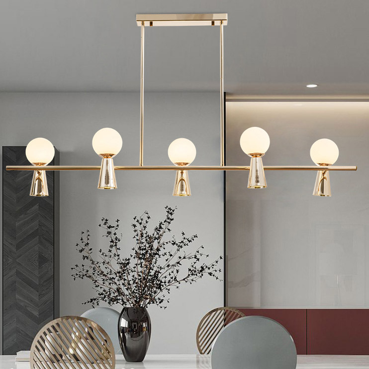Потолочный светильник ABELINA LONG L10 Black White by ImperiumLoft