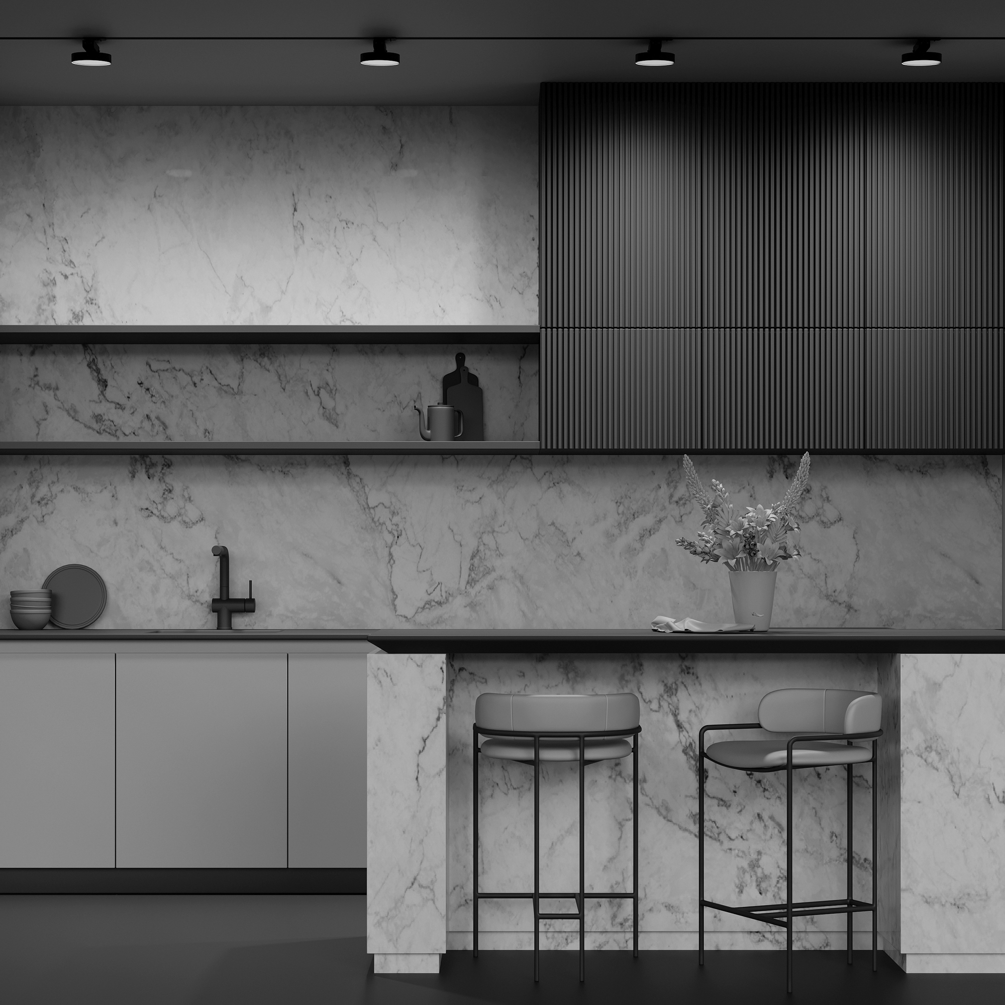 Трековый светильник Maytoni TR043-1-12W3K-B