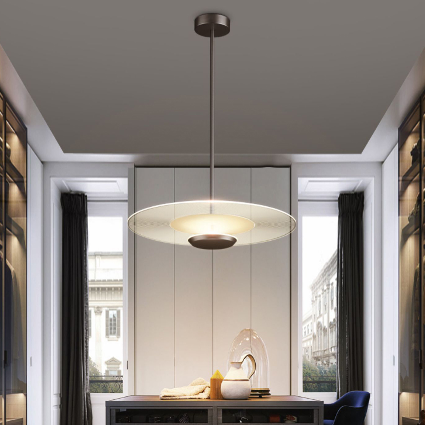 Потолочный светильник AMOS D50 Brass by ImperiumLoft