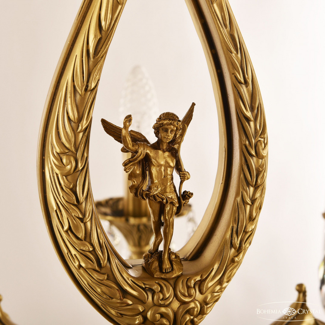 Люстра бронзовая с хрусталём 72402/10/250 B FP FA5S