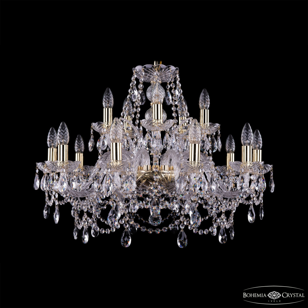 Люстра хрустальная 1411/10+5/240 G