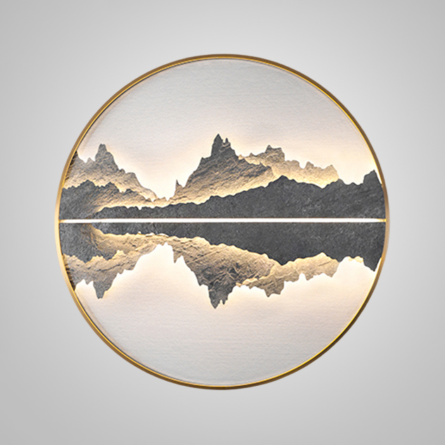 Настенный светильник DAWN B B D100 Brass by ImperiumLoft