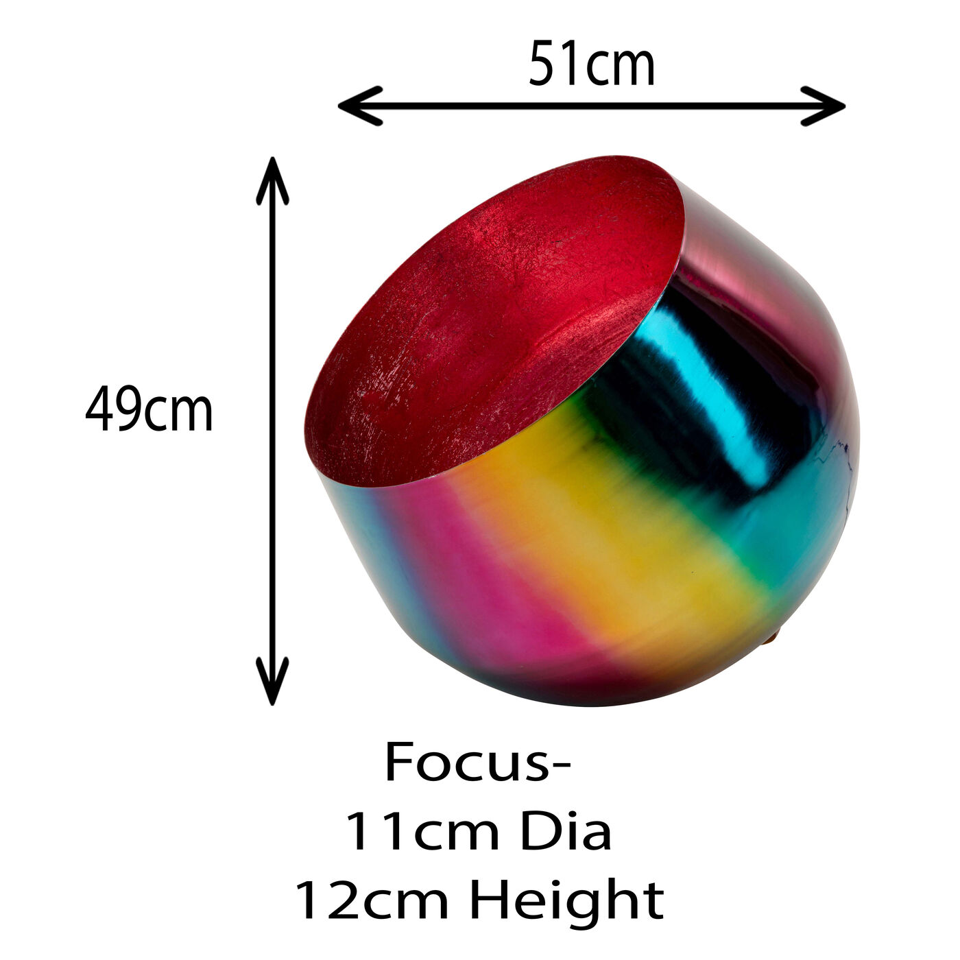 Светильник напольный Rainbow Pink Ø51cm KARE 57900