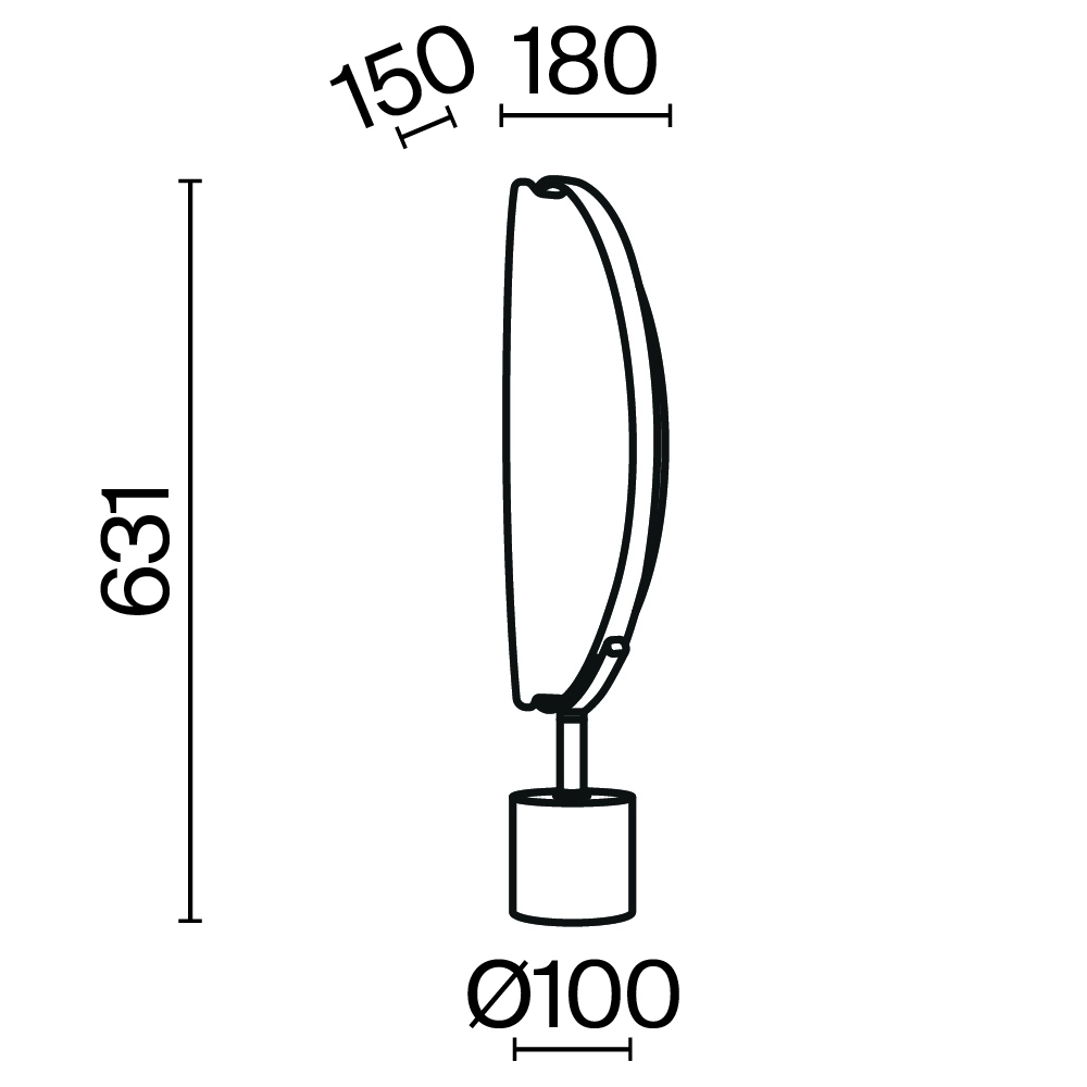 Настольный светильник Maytoni MOD281TL-L15BS3K