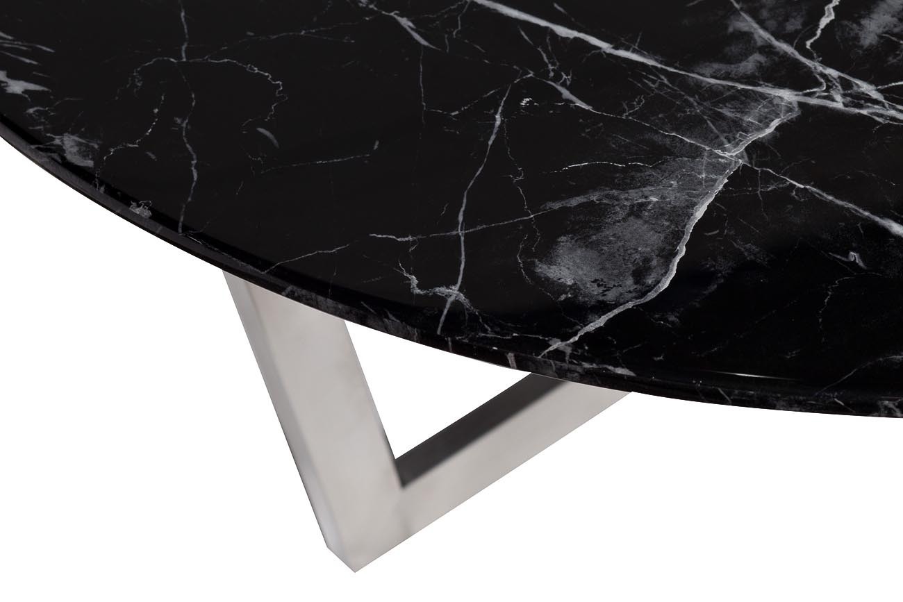 Стол журнальный черный (искусственный мрамор) Garda Decor 33FS-CT2029-BS Стол журнальный черный (искусственный мрамор) Garda Decor 33FS-CT2029-BS