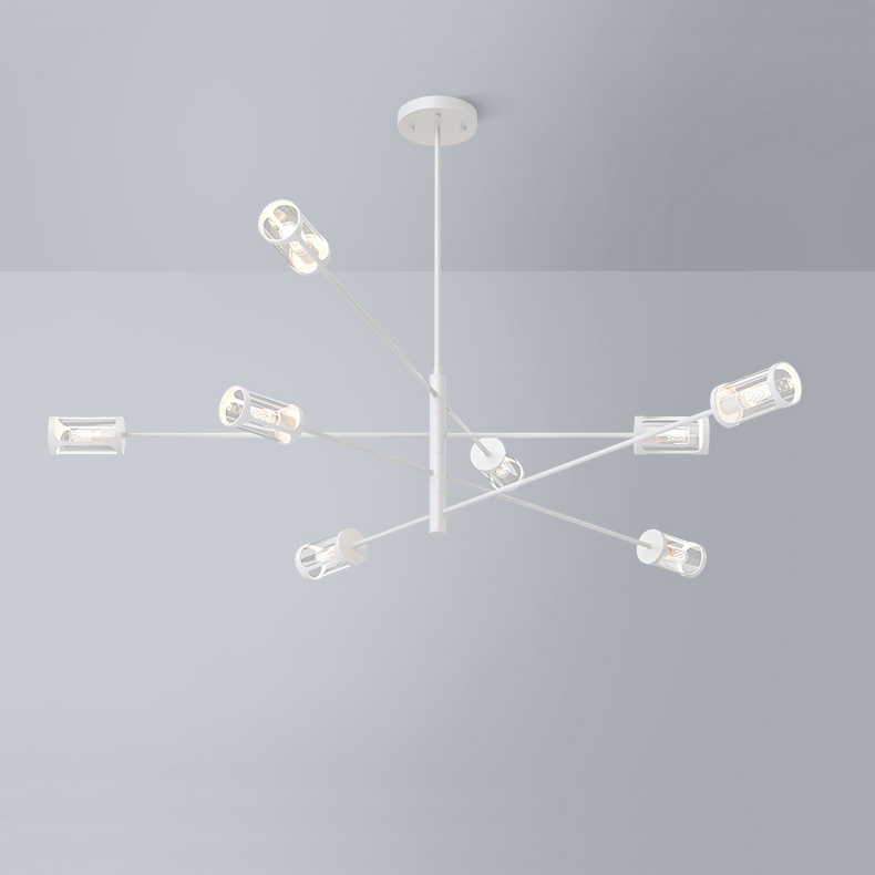 Дизайнерская люстра SKELBY H32 White/Amber by ImperiumLoft