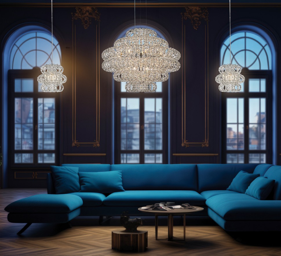 Люстра подвесная Fluorite FL1107-25P