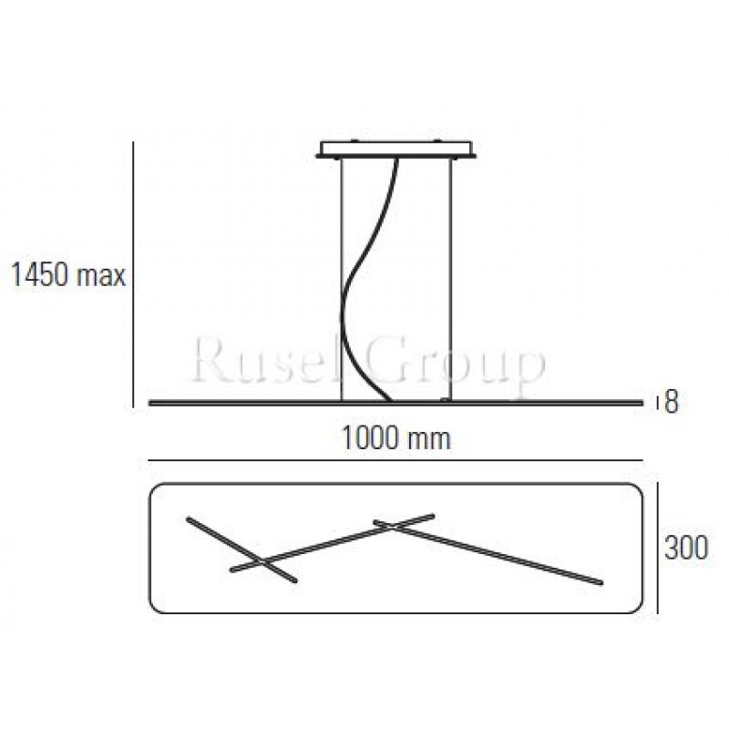 Подвесной светильник Linea Light NEXT 7444