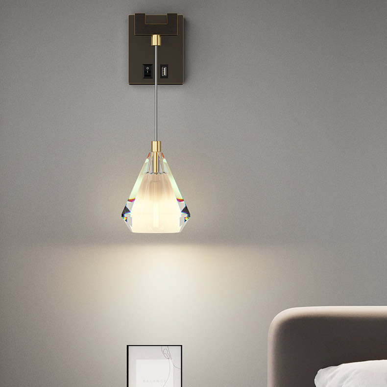 Настенный светильник SOLDIS WALL Black by ImperiumLoft