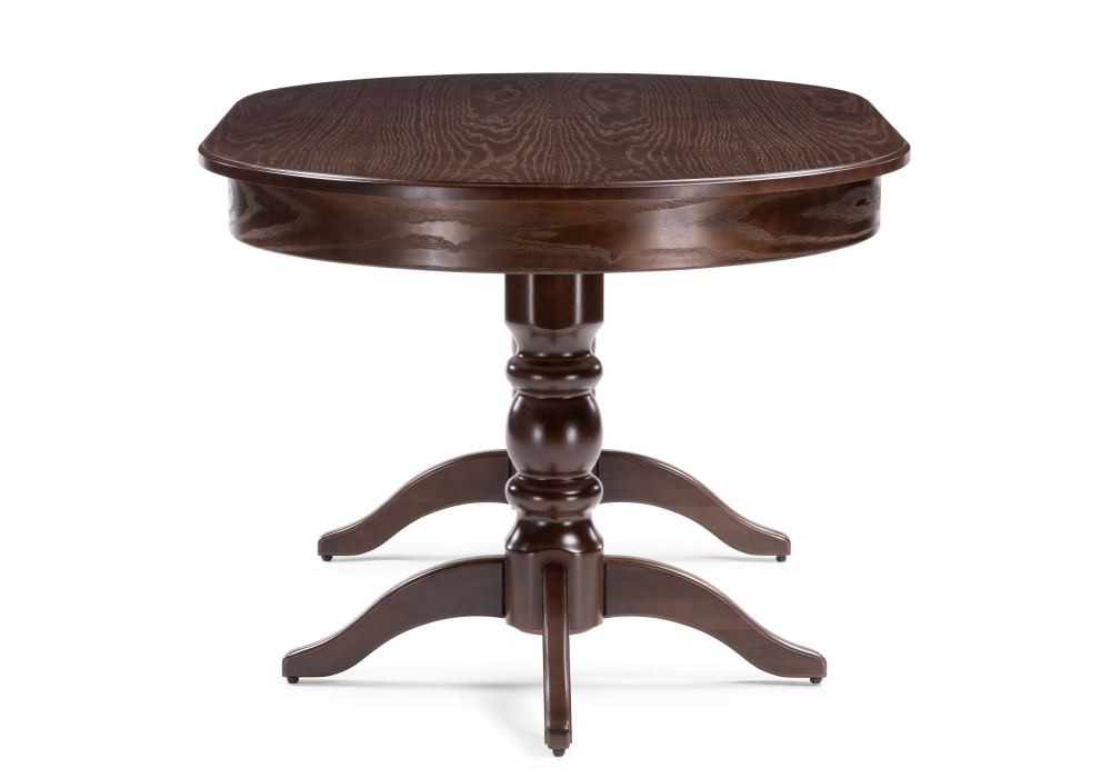 Стол деревянный Woodville Дейвер 160(220)х100 орех темный 515967