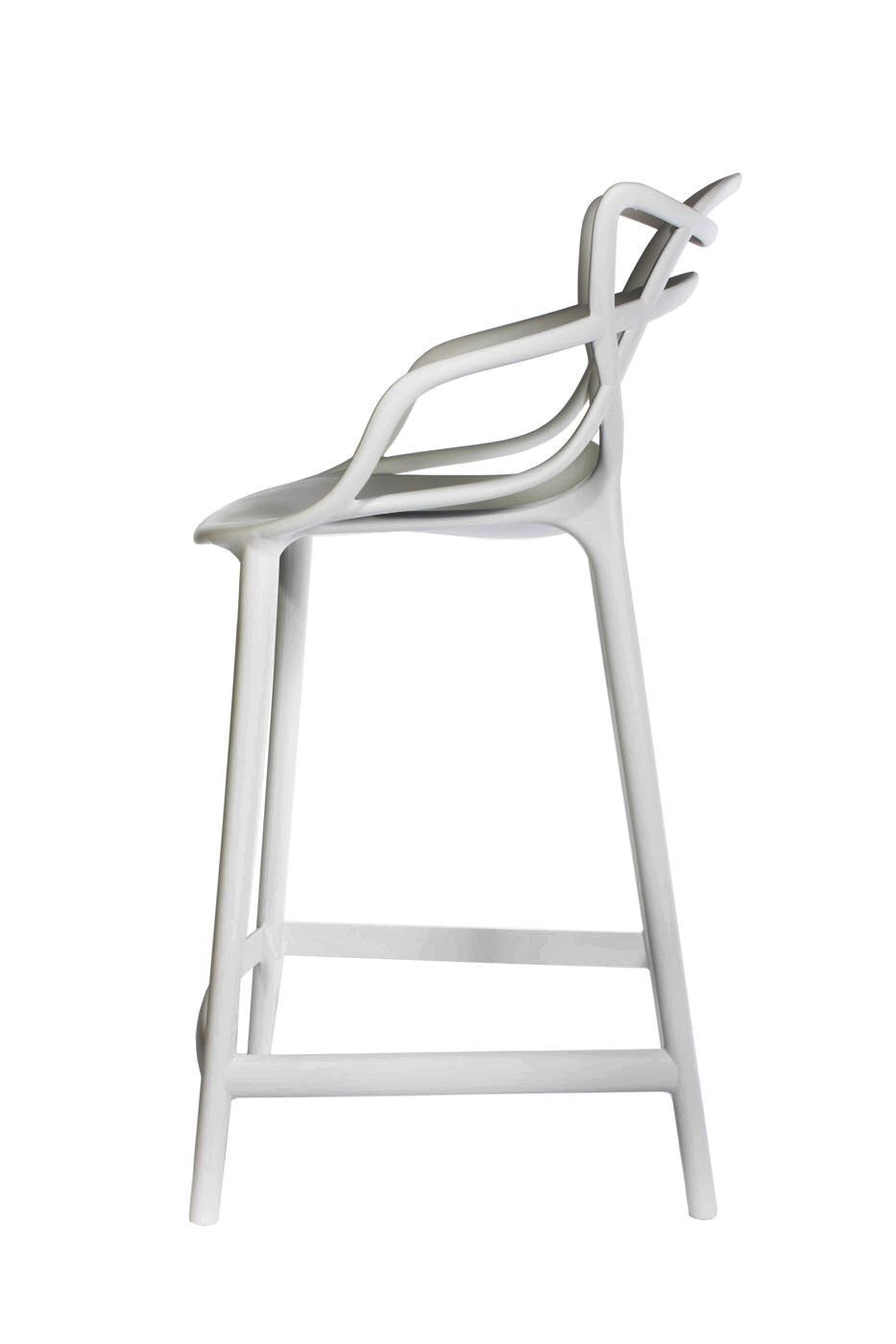 Стул полубарный Masters серый Bradex Home FR 0210