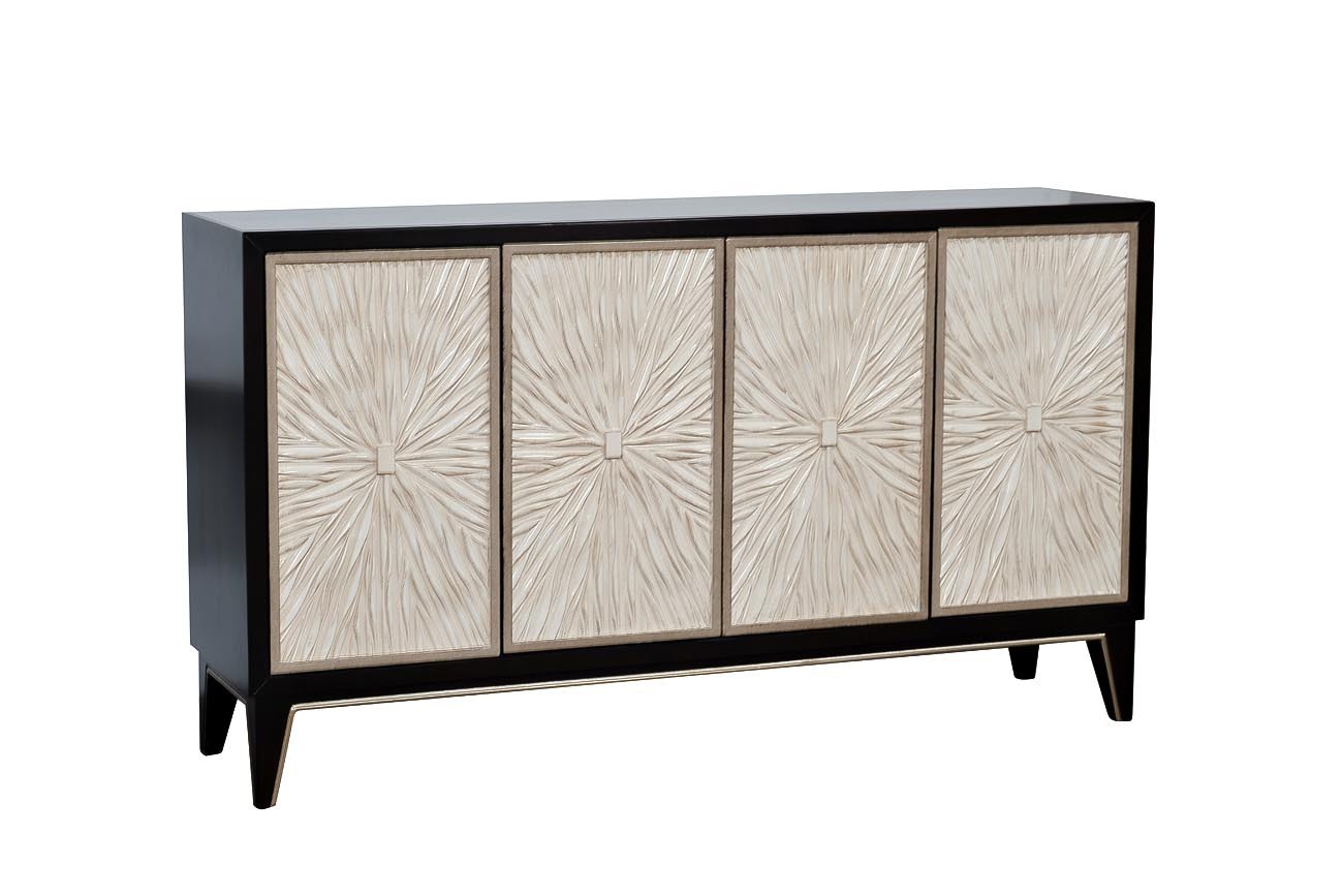 Комод с дверцами на деревянных ножках Garda Decor ART-2921-SA