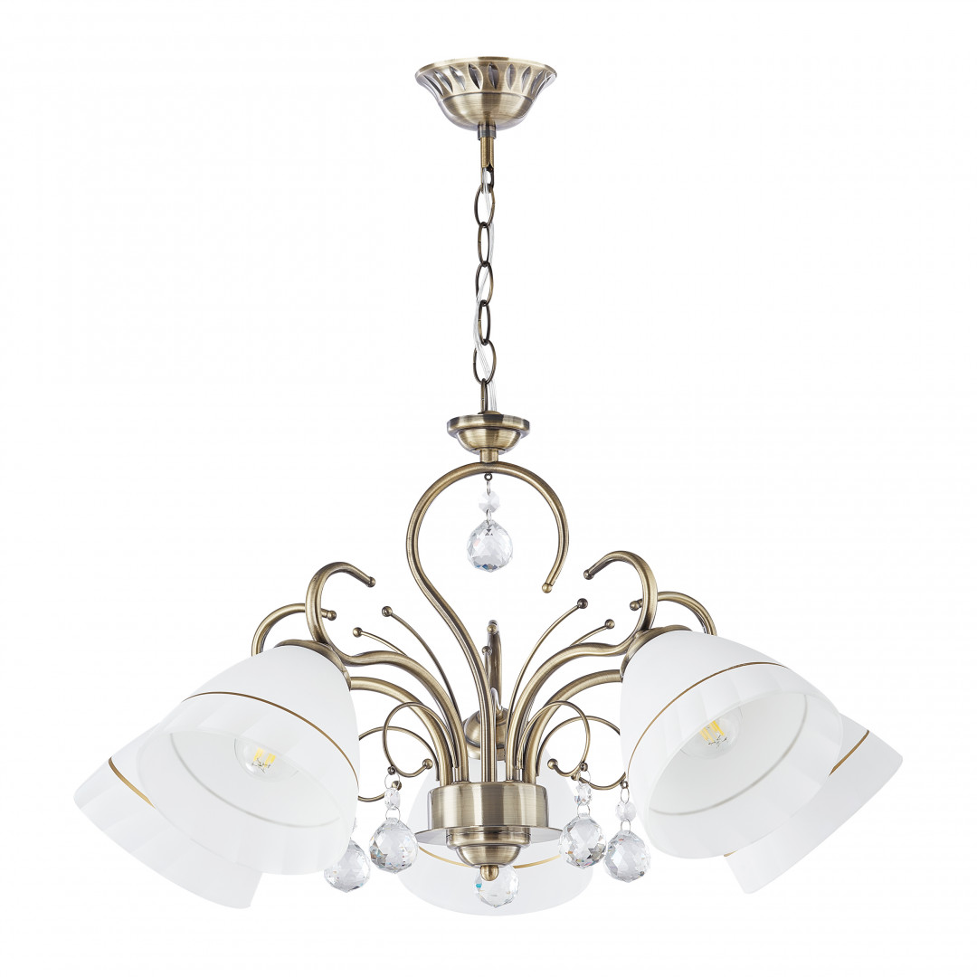 Люстра подвесная с плафонами 339656/5 AB Arte Milano