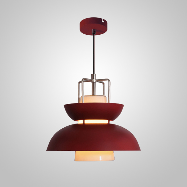 Подвесной светильник CORN D21 Red by ImperiumLoft