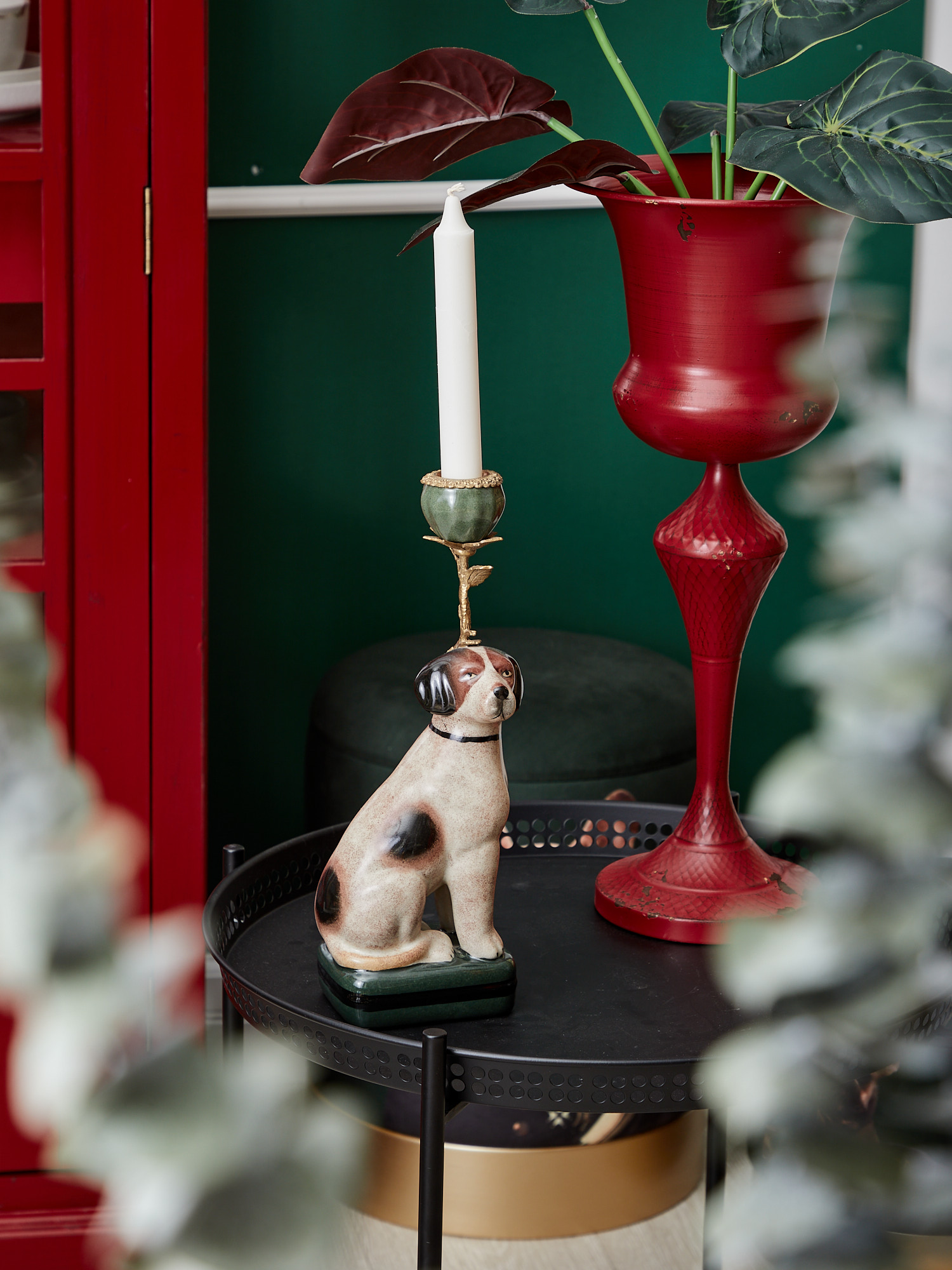 Подсвечник Собачка Glasar F504BC/HFU1069