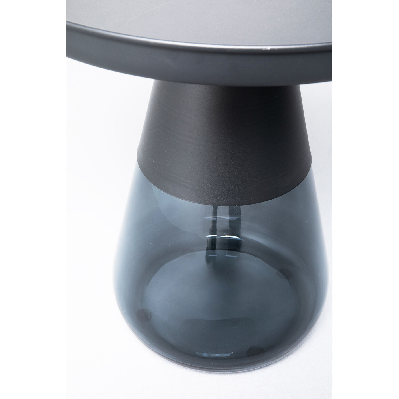 Стол приставной Bottiglia Smoke Ø50 см KARE 87471