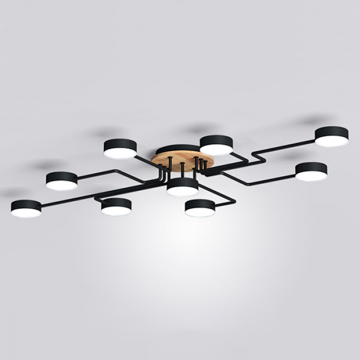 Потолочная люстра SCHEME LED COLOR L132 Black by ImperiumLoft