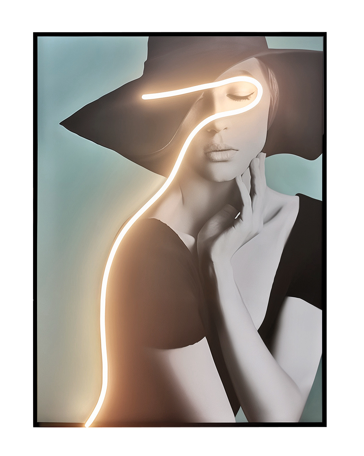 Интерьерное панно Neon - I Louvre Home DWD750924VHS