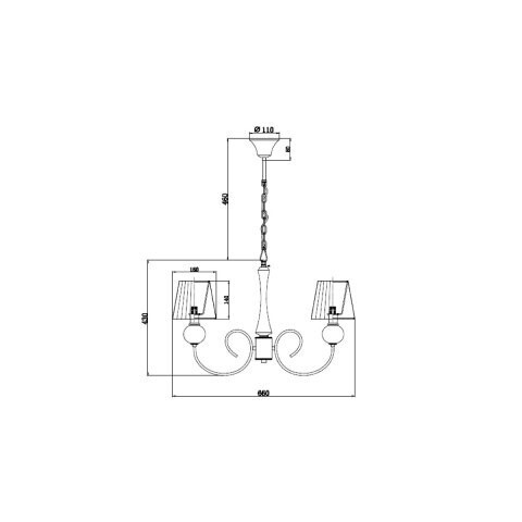 Подвесная люстра Vele Luce VL1971L05