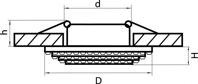Встраиваемый светильник Lightstar 011984