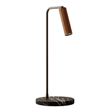 Настольная лампа Tura коричневая кожа Aromas del Campo