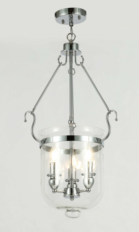 Подвесная люстра Lumina Deco LDP 6116-3 CHR