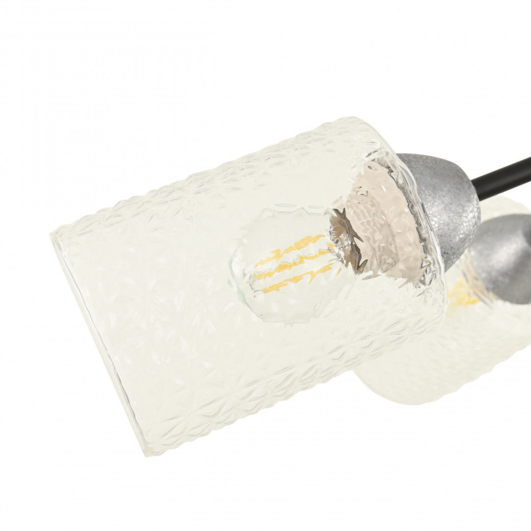 Люстра с плафонами 326207/6 CR.BK Arte Milano