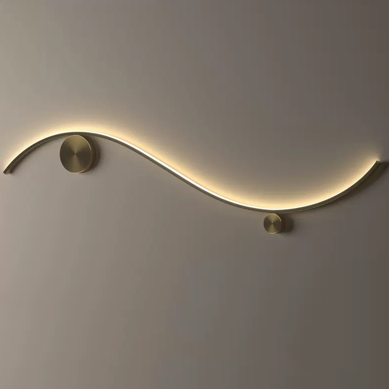 Настенный светильник TEMP L130 Black by ImperiumLoft