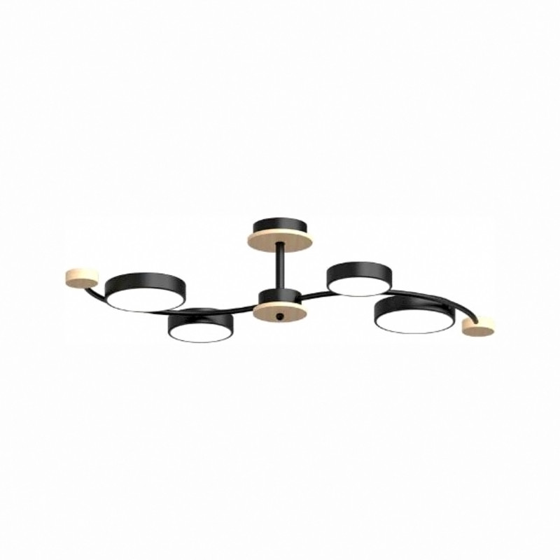 Люстра на штанге LED4U L3206-800 BK