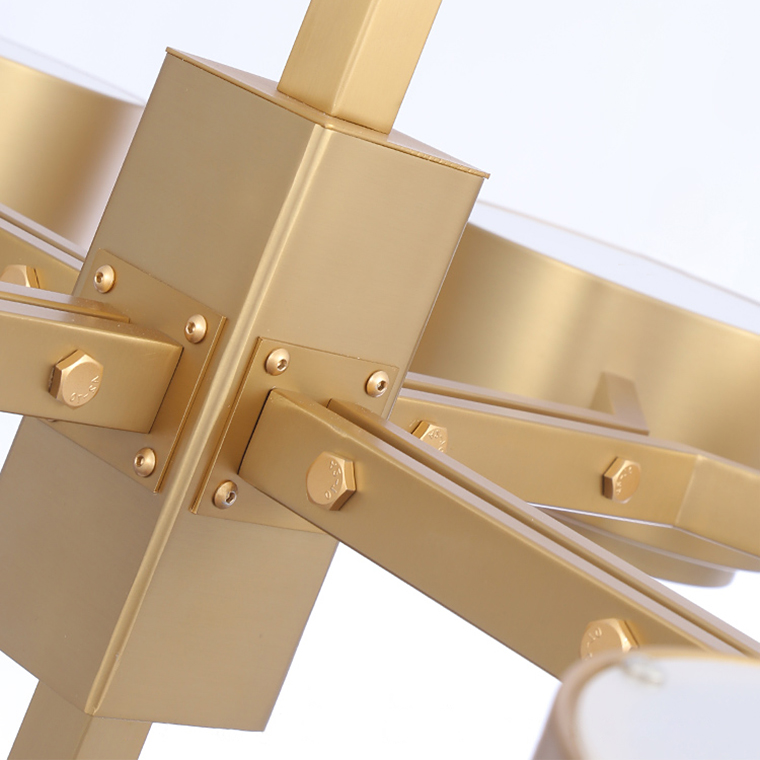 Подвесная люстра Hans-Agne Jakobsson Large Brass Chandelier for Markaryd in Sweden L8 by ImperiumLoft