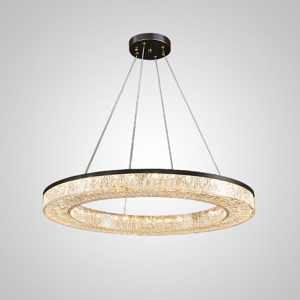 Кольцевая люстра OLAGUS ONE B D80 Black by ImperiumLoft